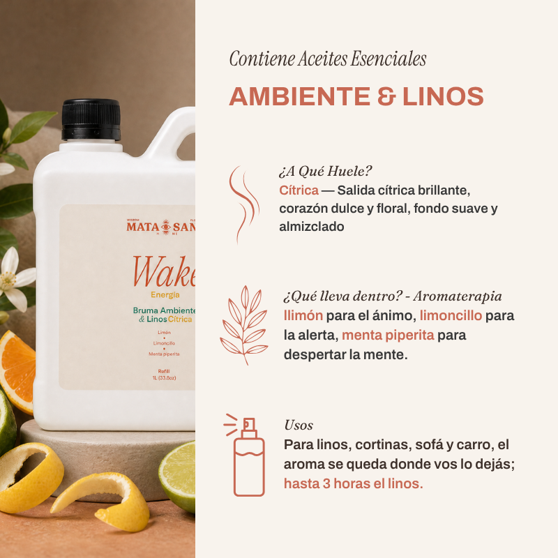 Bruma Wake de Ambiente y Linos 1L
