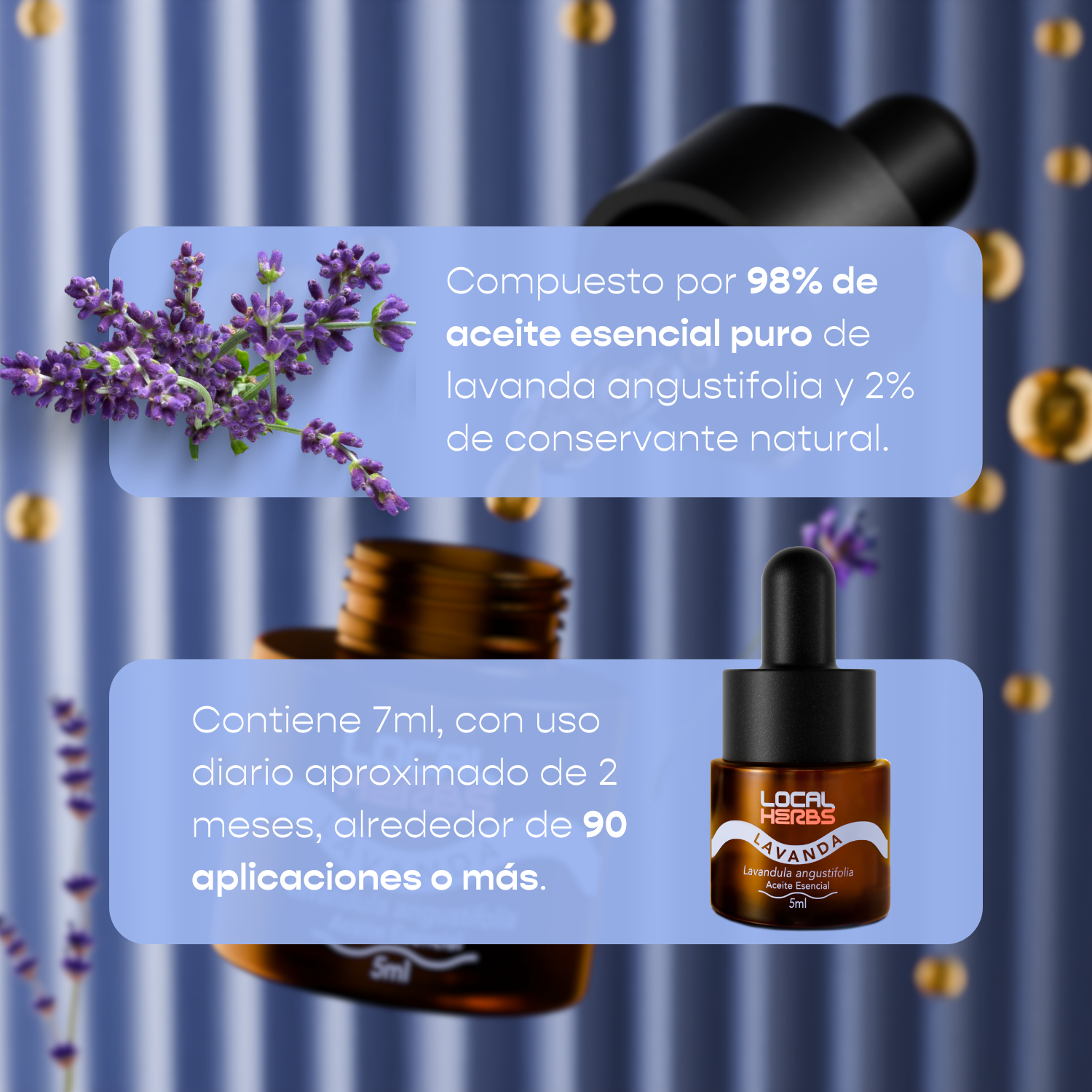 Aceite Esencial de Lavanda 7ml - Restauración