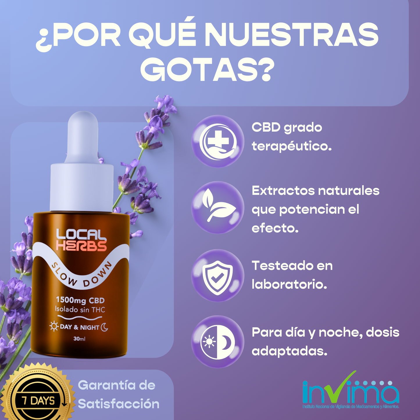 Gotas Relajantes Slow Down 30ml