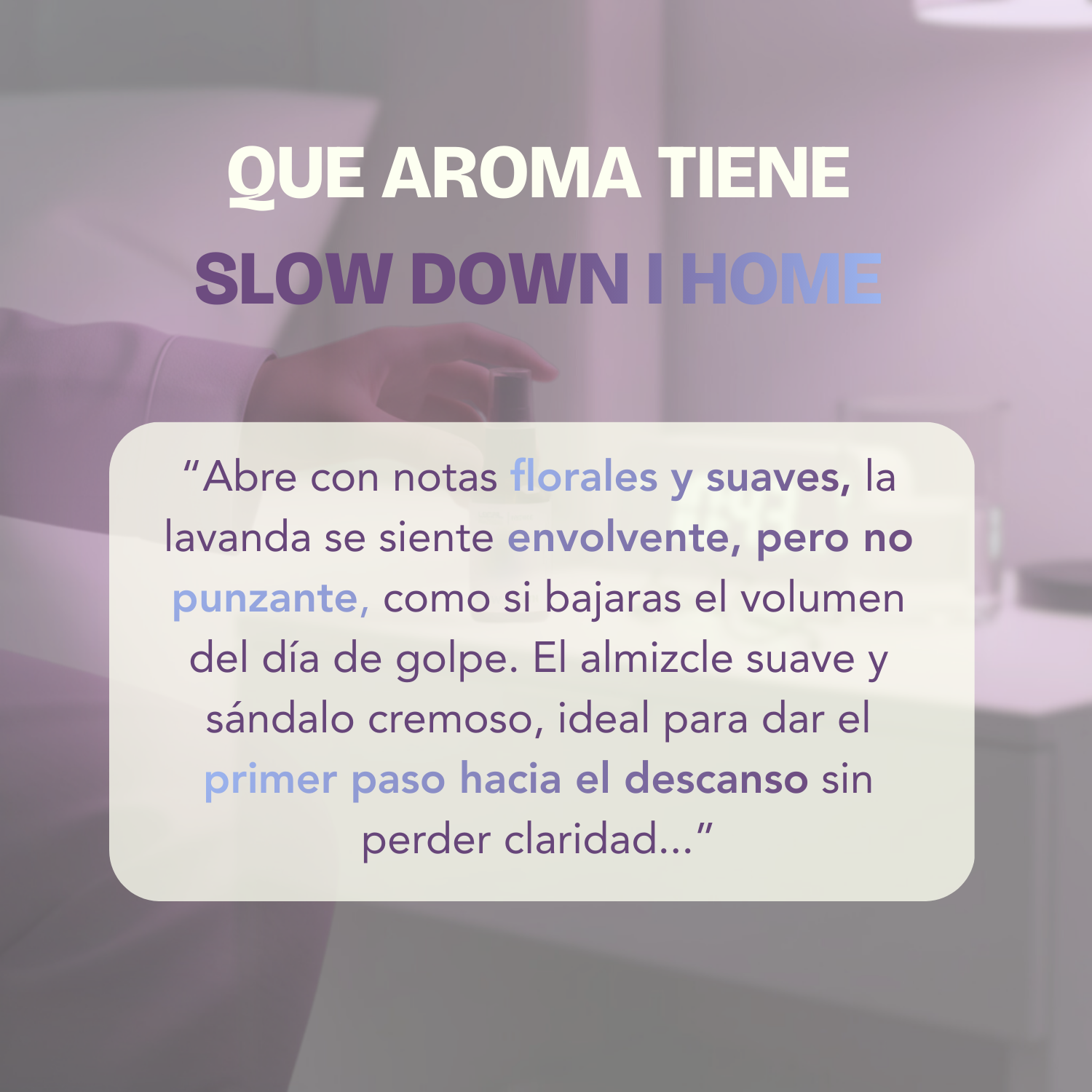 Slow Down Bruma de Ambiente y Linos 30ml