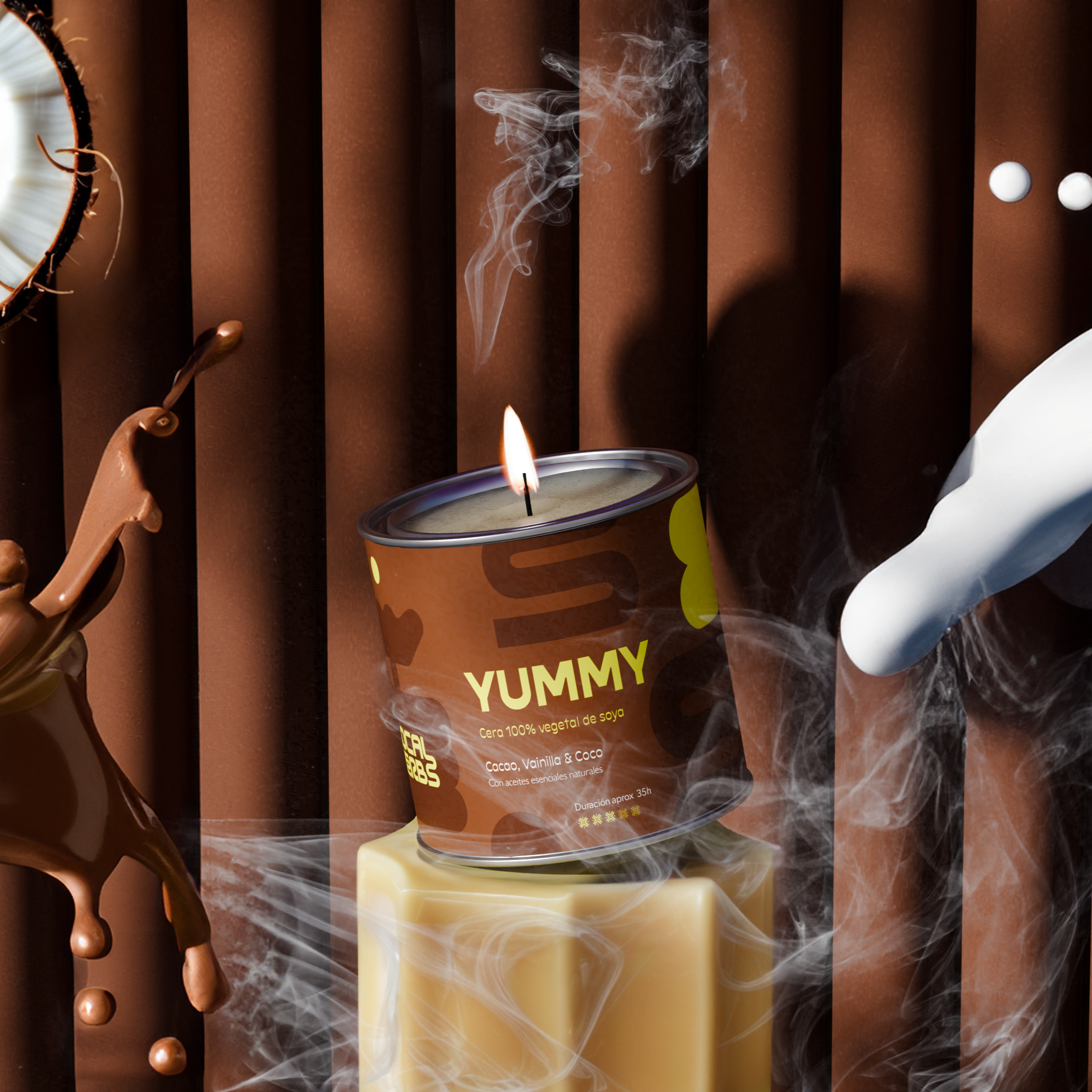 Vela Artesanal Yummy 250g